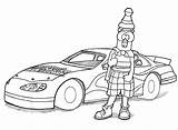 Coloring Pages Jeff Gordon Template sketch template