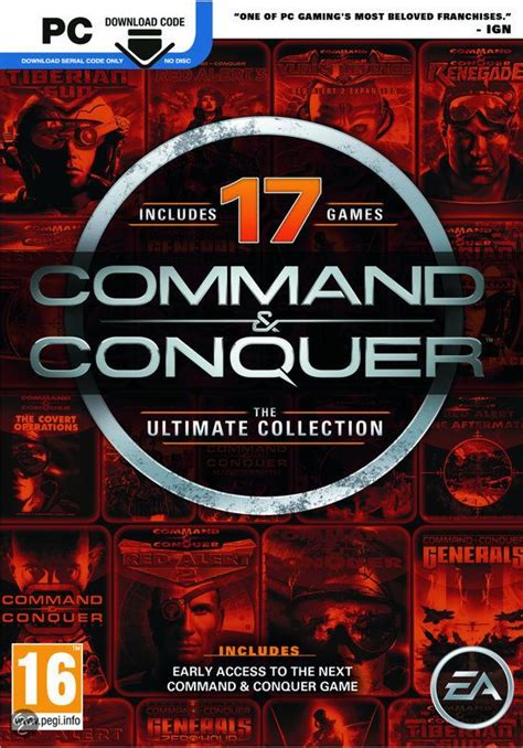 command conquer  ultimate collection code   box pc