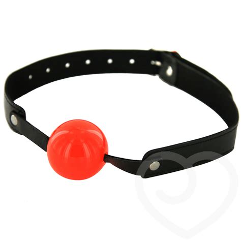 Sex And Mischief Solid Red Ball Gag Lovehoney