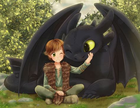 Hiccup And Toothless By Chikorita85 On Deviantart