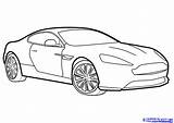 Aston Virage Dessiner Oman Coloriages Véhicules Numéro Allodessin sketch template