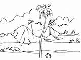 Coloring Pages Scenery Popular sketch template