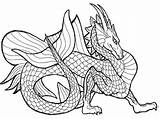 Dragon Drachen Dxf sketch template