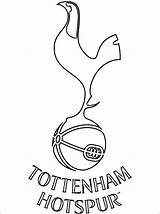 Tottenham Spurs Hotspur Futebol Crest sketch template