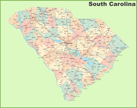 road map  south carolina  cities  hot sex picture