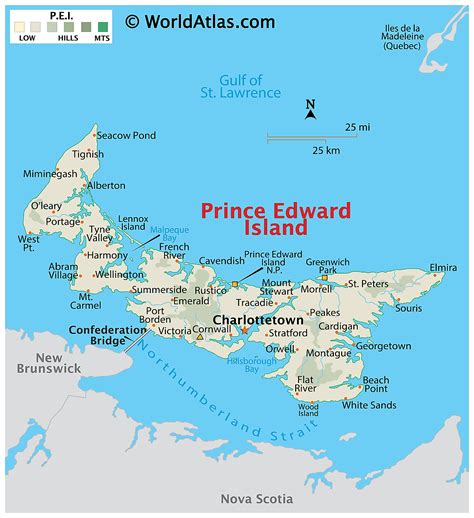 prince edward island maps facts world atlas