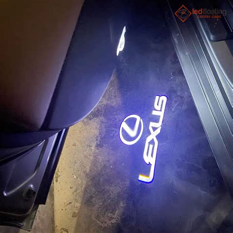 lexus car door logo lights car puddle light shop