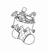 Christmas Socks Coloring Pages Animated Gifs Coloringpages1001 sketch template
