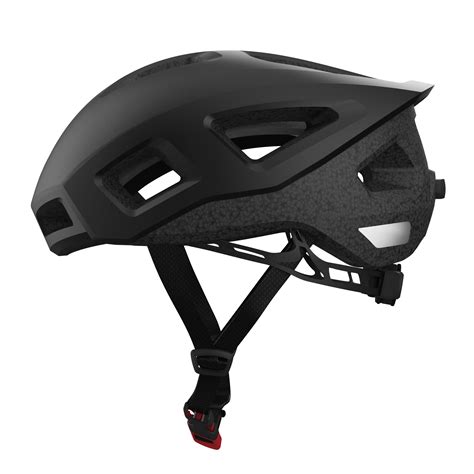 roadr  cycling helmet black van rysel decathlon