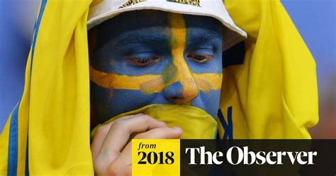 sweden football fans in london sweaty optimism gives way