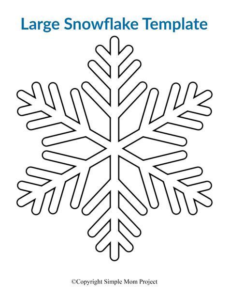 printable large snowflake template png google drive snowflake