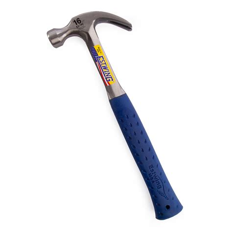 toolstop estwing ec curved claw hammer vinyl grip  oz