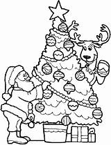 Kerst Claus Kleurplaat Kleurplaten Getdrawings Rena Mewarnai Xmas Papai Reindeer раскраска Topkleurplaat Pobarvanke  мороз дед sketch template