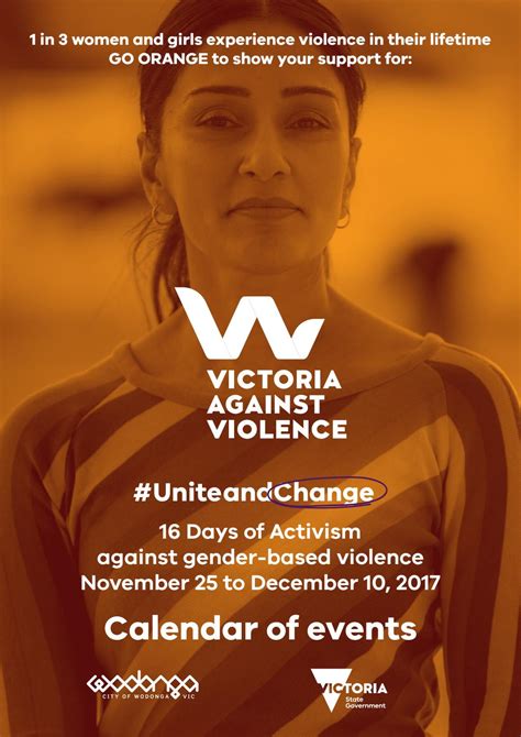 16 days of activism against gender based violence wodonga calendar of