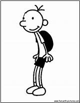 Greg Heffley Coloring Pages sketch template