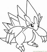 Sandslash Alola Sun Alolan Pokémon Lunala Vulpix Rowlet Coloringpages101 Coloringonly Marowak sketch template