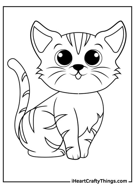 cute cat coloring pages  kids coloring pages