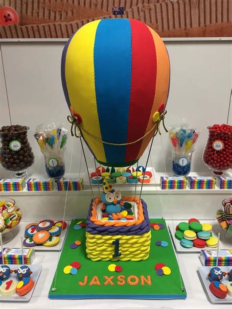 3d Hot Air Balloon Cake By Fiona S Cakes Melbourne Cakesdecor