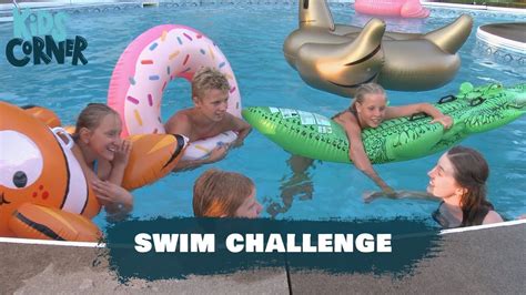 swim challenge kids  action extra se youtube