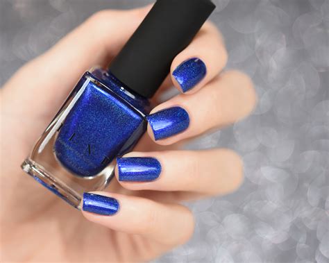 Summer Stargazing Royal Blue Holographic Nail Polish By Ilnp