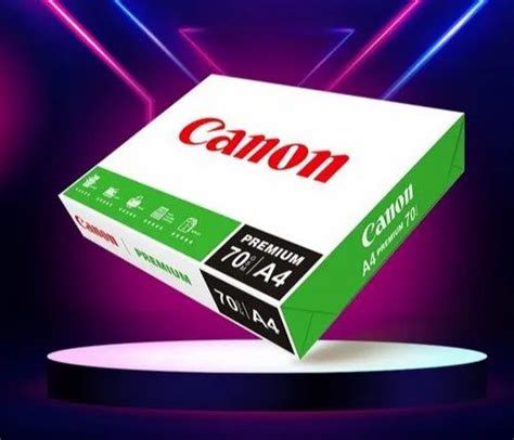 white canon premium   gsm paper packaging size  sheets