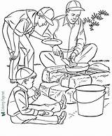 Camping Coloring Pages Color Camp Printable Sheets Father Fathers Fun Kids Scout Clipart Family Go Print Site Boys Colorir Para sketch template