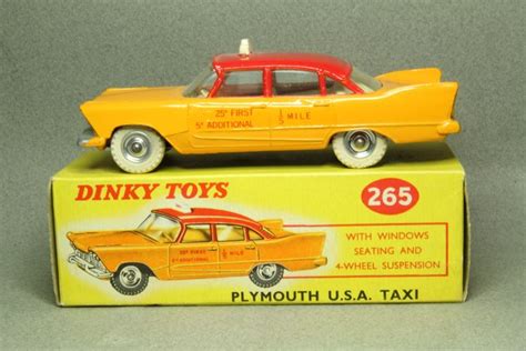 dinky toys  taxi plymouth plaza dinky speelgoed catawiki