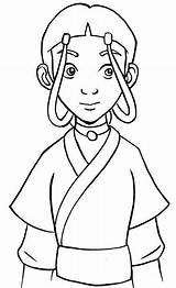 Avatar Coloring Katara Last Airbender Kids Pages Earth Sheets Save Want Choose Board Coloringpagesfortoddlers sketch template