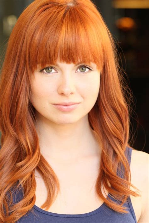 galadriel stineman bangs with images red hair color