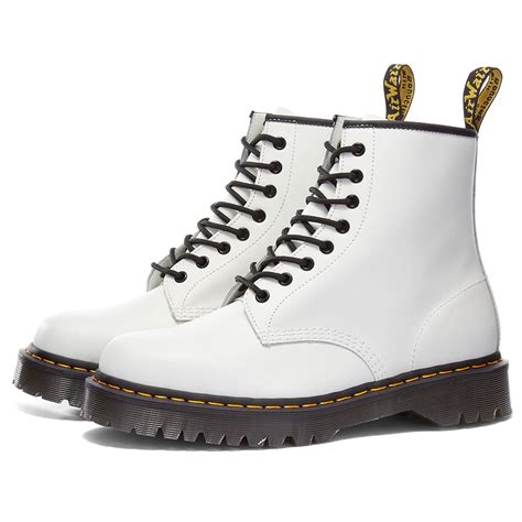 dr martens  bex boot white smooth