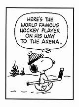 Hockey Snoopy Skating Paradijs Goalie Blackhawks Besuchen Stuff Flyers sketch template