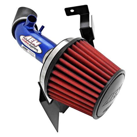 aem mitsubishi lancer   aluminum short ram air intake system  red filter