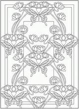 Coloring Pages Nouveau Deco Printable Kids Dover Book Butterfly Publications Pop Doverpublications Color Getcolorings Library Clipart Adults Popular Browse Complete sketch template
