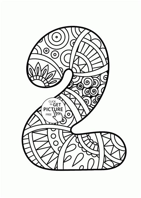 numbered coloring pages printables