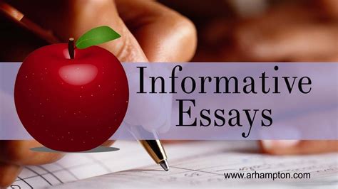 write informative expository essays youtube