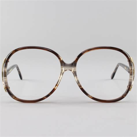 clothing oversized eyeglass frame vintage 80s eyeglasses clear brown