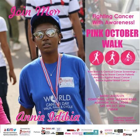 join annie idibia esther audu madu moc and others as they lead the walk against breast cancer in