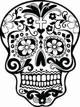 Skull Coloring Monster Pages High Getcolorings sketch template