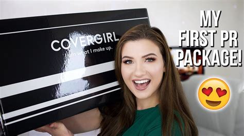 covergirl spring  launches tutorial   pr package youtube