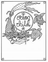 Mermaid sketch template