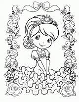 Coloring Princess Pages Pdf Cartoon Popular sketch template