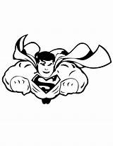 Superman Coloring Logo Pages Comments Printable sketch template