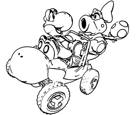 kart coloring pages coloring home