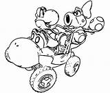 Coloring Kart Pages Go Racing Template sketch template