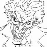 Joker Outline Drawings Deviantart sketch template