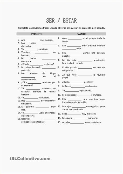 answers worksheet  esl printable
