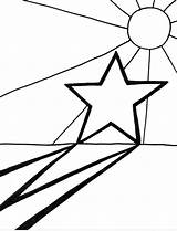 Colorir Estrela Desenhos Estrelas Estrella Starry Naturaleza Gogh Comments sketch template