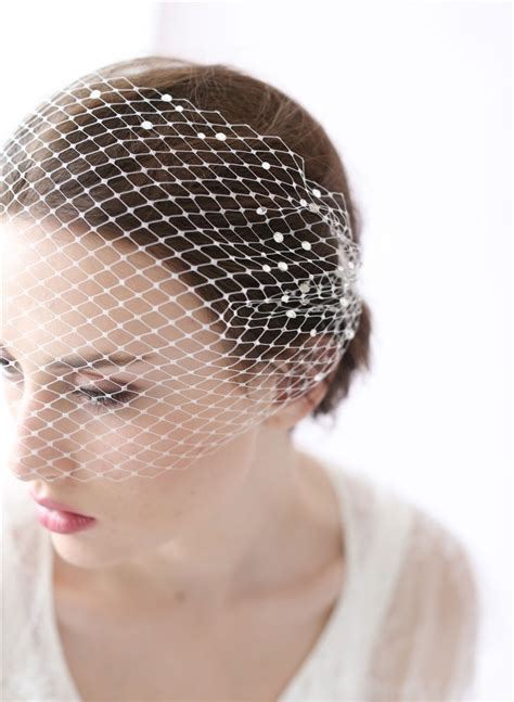 New Netting Birdcage Bridal Veils Short Wedding Veil Hair Accessories