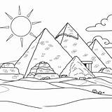Egypt Colouring Kids Bickids sketch template