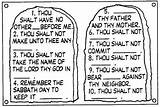 Commandments Sugardoodle sketch template